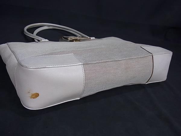 GUCCI グッチ ハンドバッグ Gロゴ トートバッグ 002 1109 001998 ベージュ系 キャンバス×レザー レディース