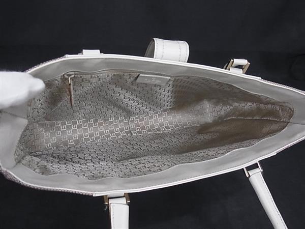 GUCCI グッチ ハンドバッグ Gロゴ トートバッグ 002 1109 001998 ベージュ系 キャンバス×レザー レディース