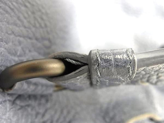 BOTTEGA VENETA ボッテガヴェネタ ハンドバッグ イントレチャート ビジネスバッグ - ブルー系 レザー メンズ 2WAY ショルダーバッグ