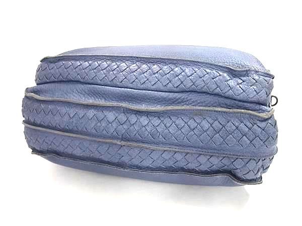 BOTTEGA VENETA ボッテガヴェネタ ハンドバッグ イントレチャート ビジネスバッグ - ブルー系 レザー メンズ 2WAY ショルダーバッグ
