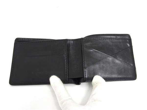 LOUIS VUITTON ルイヴィトン 二つ折り財布 キュイールベキア ポルトフォイユ ミュルティプル M95525 ノワール レザー メンズ 札入れ