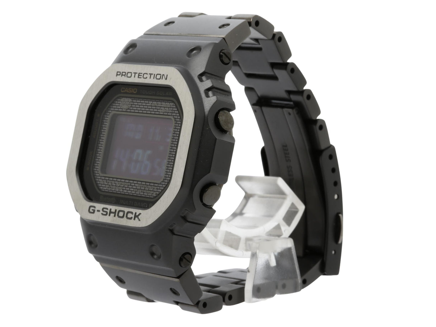 CASIO カシオ 腕時計 GSHOCK FULL METAL 5000 SERIES GMWB5000MB1JF ブラック SS メンズ マルチフィニッシュドブラック デジタル 美品