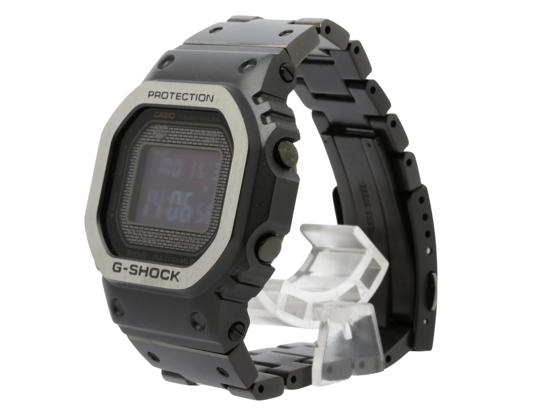 CASIO カシオ 腕時計 GSHOCK FULL METAL 5000 SERIES GMWB5000MB1JF ブラック SS メンズ マルチフィニッシュドブラック デジタル 美品