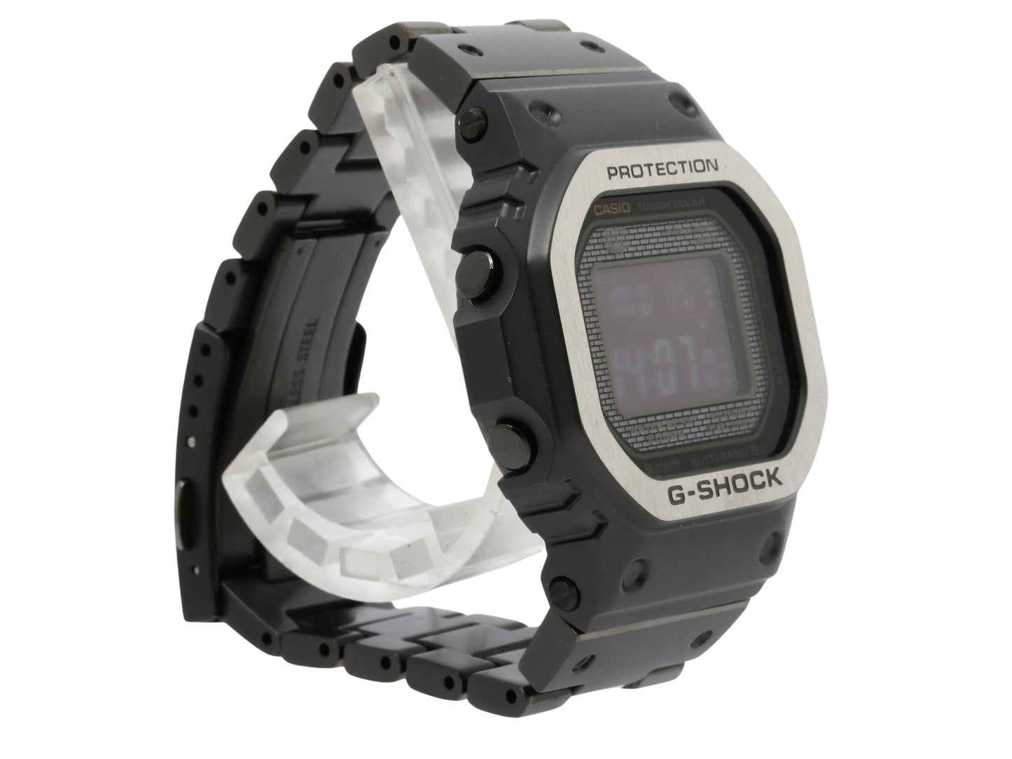 CASIO カシオ 腕時計 GSHOCK FULL METAL 5000 SERIES GMWB5000MB1JF ブラック SS メンズ マルチフィニッシュドブラック デジタル 美品