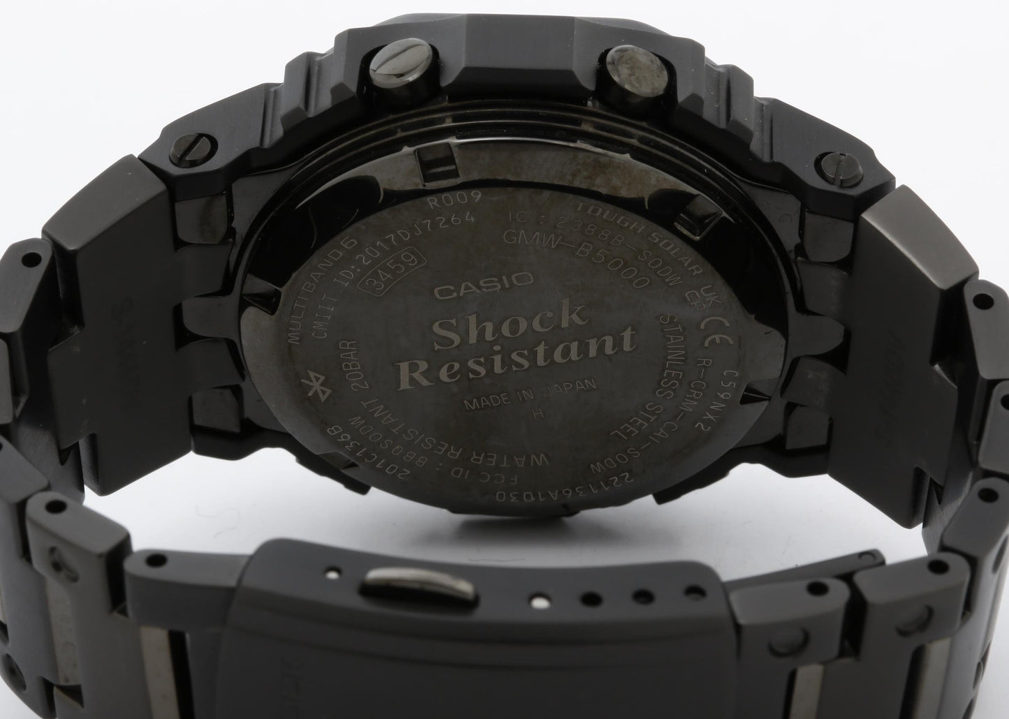 CASIO カシオ 腕時計 GSHOCK FULL METAL 5000 SERIES GMWB5000MB1JF ブラック SS メンズ マルチフィニッシュドブラック デジタル 美品