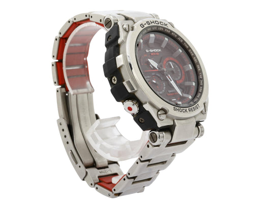CASIO カシオ 腕時計 GSHOCK MTGS1000D1A4JF シルバー ブラック文字盤 レッド SS/樹脂 メンズ アナログ