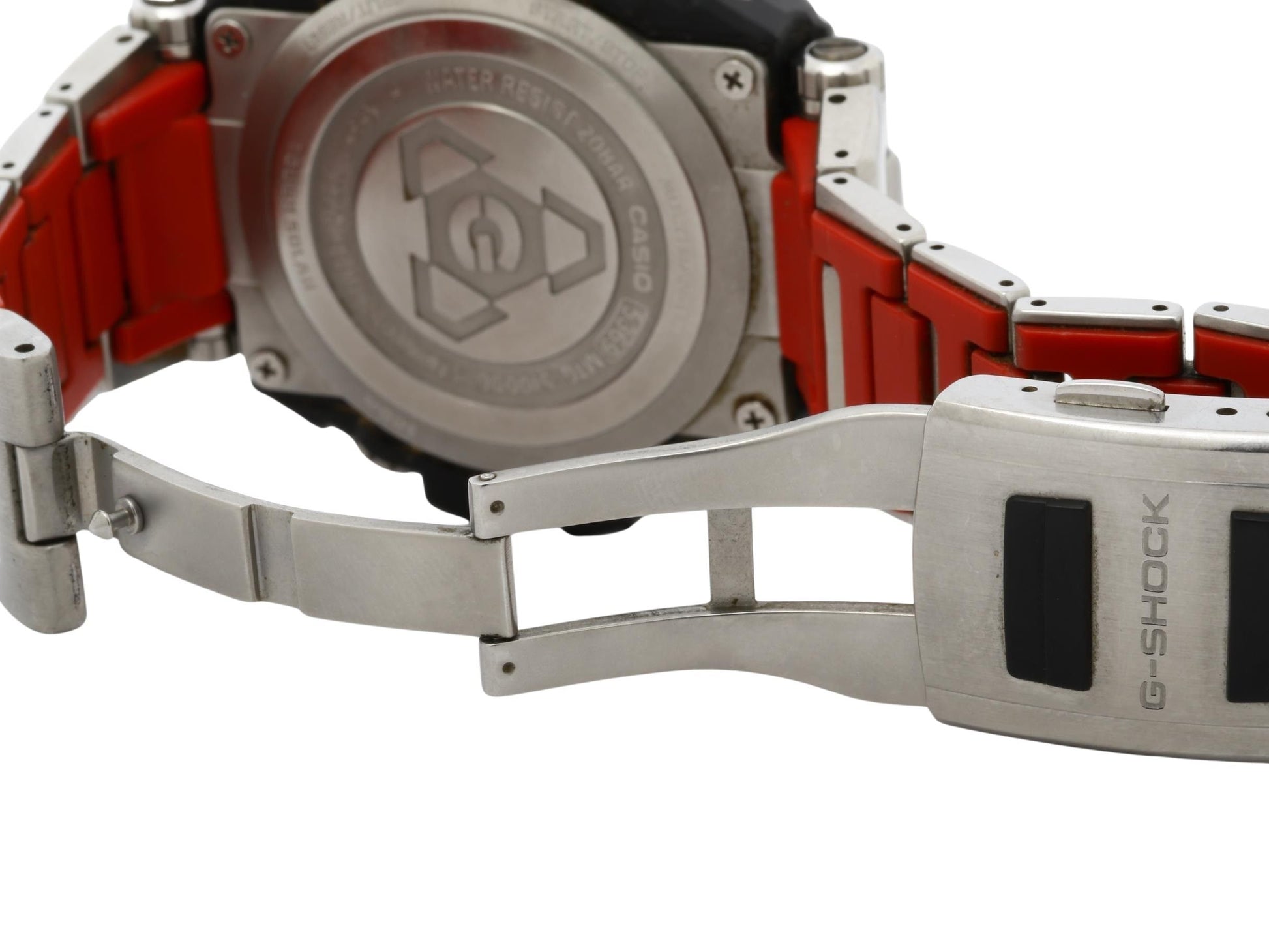 CASIO カシオ 腕時計 GSHOCK MTGS1000D1A4JF シルバー ブラック文字盤 レッド SS/樹脂 メンズ アナログ