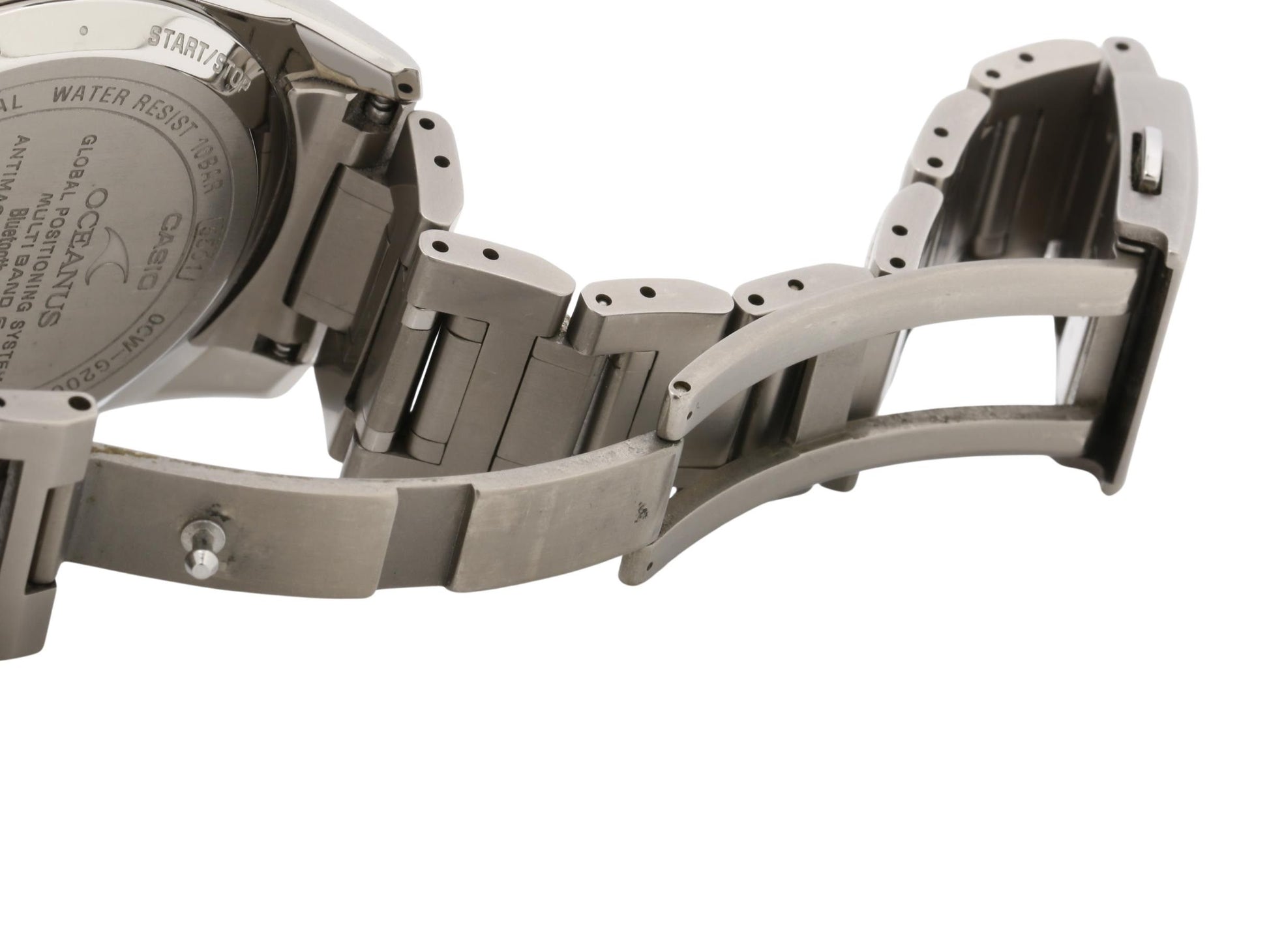 CASIO カシオ 腕時計 オシアナス OCWG2000G1AJF ブラック文字盤 シルバー チタン メンズ アナログ 美品