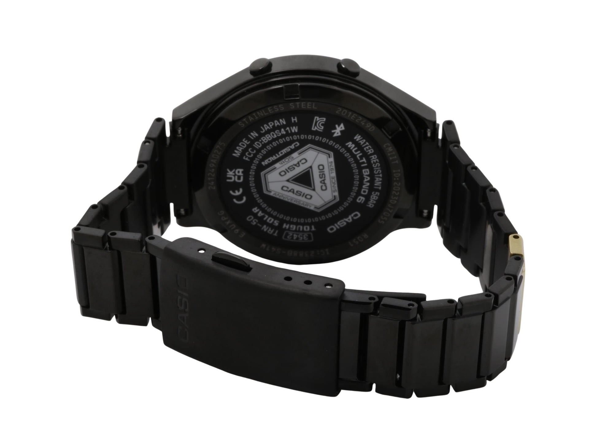 CASIO カシオ 腕時計 カシオトロン TRN50ZE1AJR ブラック ゴールド SS メンズ カシオウオッチ50周年記念モデル デジタル 超美品