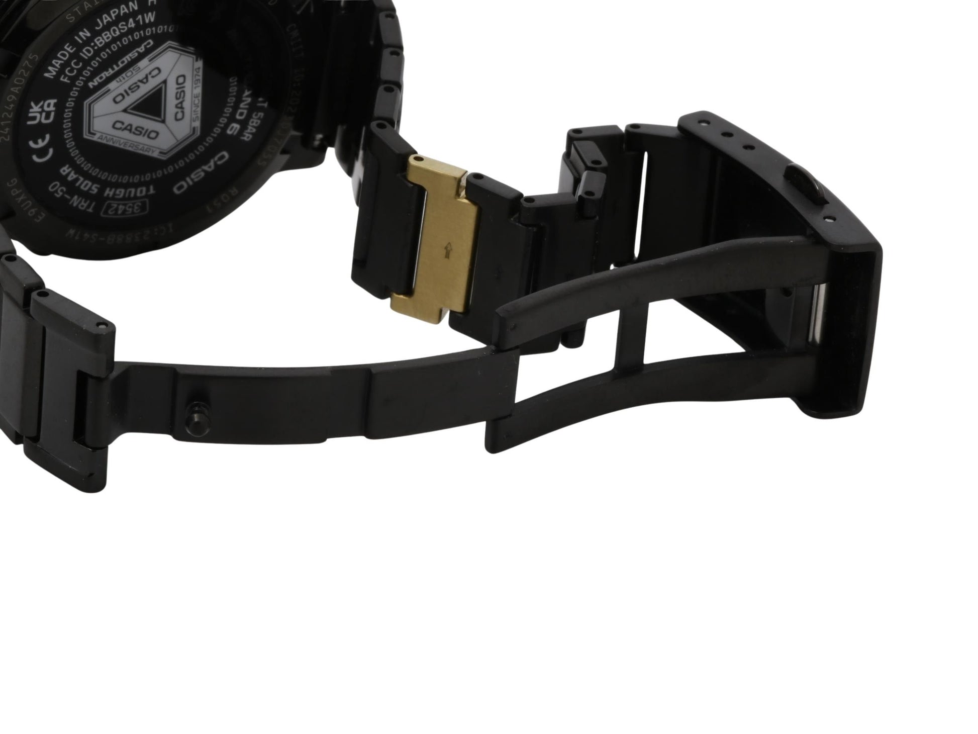 CASIO カシオ 腕時計 カシオトロン TRN50ZE1AJR ブラック ゴールド SS メンズ カシオウオッチ50周年記念モデル デジタル 超美品