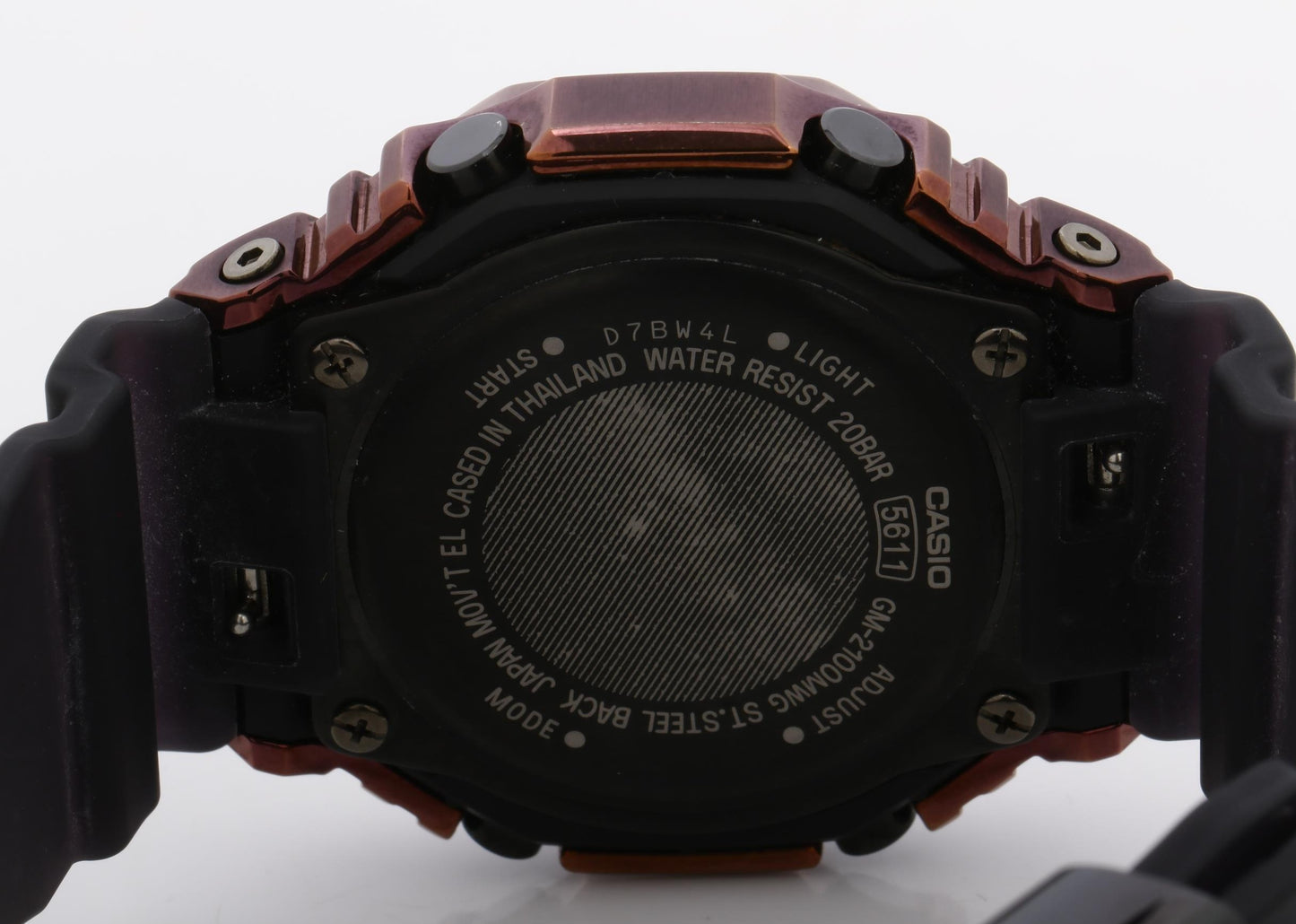 CASIO カシオ 腕時計 GSHOCK ANALOGDIGITAL 2100 Series GM2100MWG1AJR パープル SS/樹脂 メンズ ミルキーウェイギャラクシー 天の川銀河 アナデジ 美品