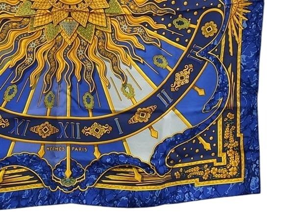 HERMES エルメス スカーフ カレ90 マルチカラー シルク100% レディース CARPE DIEM 今日一日を楽しむ