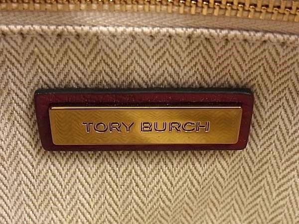 TORY BURCH トリーバーチ ハンドバッグ レッド レザー スエード レディース 2WAY 新古未使用展示品