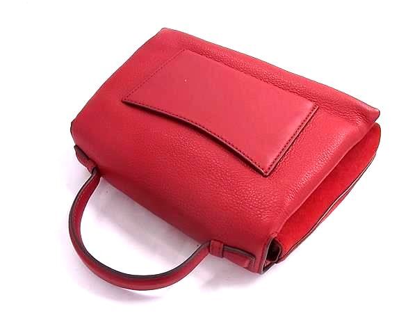 TORY BURCH トリーバーチ ハンドバッグ レッド レザー スエード レディース 2WAY 新古未使用展示品