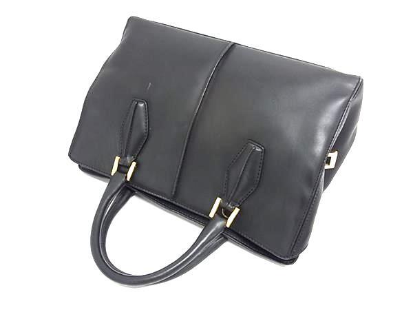 TODS トッズ ハンドバッグ Dキューブ ブラック レザー レディース 2WAY