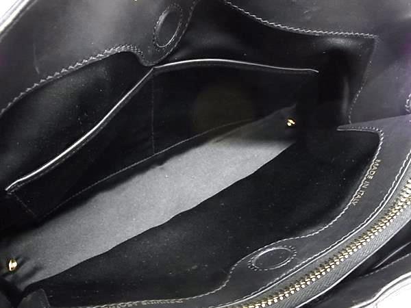 TODS トッズ ハンドバッグ Dキューブ ブラック レザー レディース 2WAY
