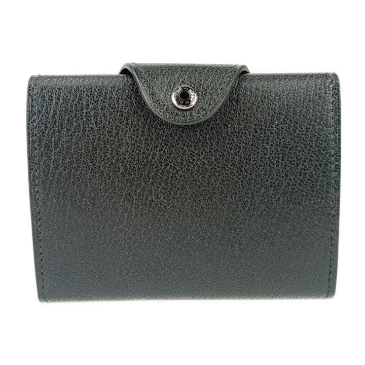 新古未使用展示品 HERMES エルメス コインケース イリアード コンパクト H084500CK ブラック シルバー金具 CHEVRE CHAMKILA シェーヴル・シャムキラ レディース B刻印 小銭入れ
