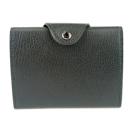 新古未使用展示品 HERMES エルメス コインケース イリアード コンパクト H084500CK ブラック シルバー金具 CHEVRE CHAMKILA シェーヴル・シャムキラ レディース B刻印 小銭入れ