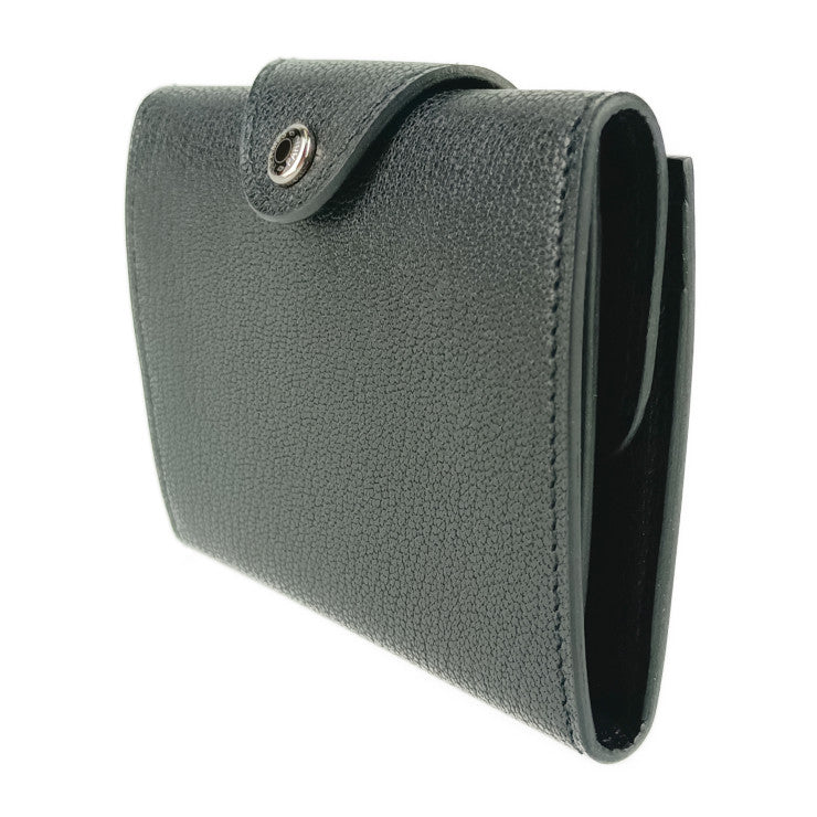 新古未使用展示品 HERMES エルメス コインケース イリアード コンパクト H084500CK ブラック シルバー金具 CHEVRE CHAMKILA シェーヴル・シャムキラ レディース B刻印 小銭入れ