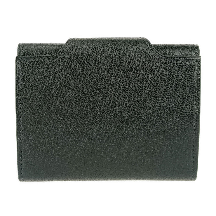 新古未使用展示品 HERMES エルメス コインケース イリアード コンパクト H084500CK ブラック シルバー金具 CHEVRE CHAMKILA シェーヴル・シャムキラ レディース B刻印 小銭入れ