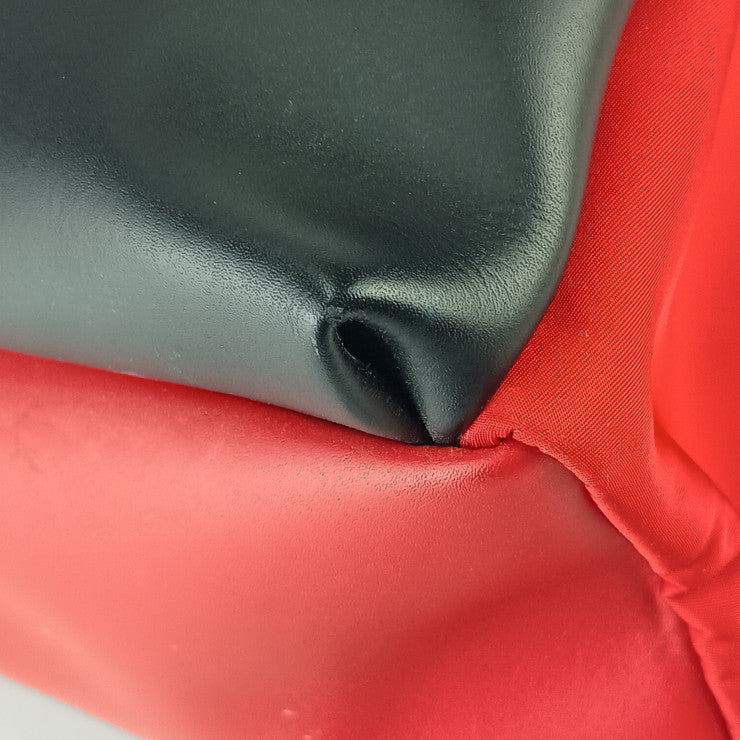 FENDI フェンディ リュックサック モンスターシリーズ フェンディ フェイス バックパック 7VZ012 レッド ブラック ナイロン レザー メンズ シルバー金具