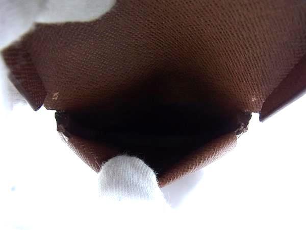 LOUIS VUITTON ルイヴィトン コインケース モノグラム ポルトモネ キュベット M61960 ブラウン PVC レザー ユニセックス 超美品