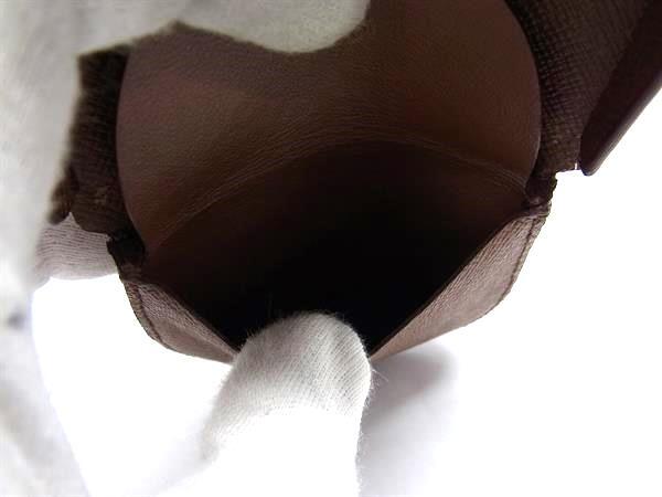 LOUIS VUITTON ルイヴィトン コインケース モノグラム ポルトモネ キュベット M61960 ブラウン PVC レザー ユニセックス 超美品