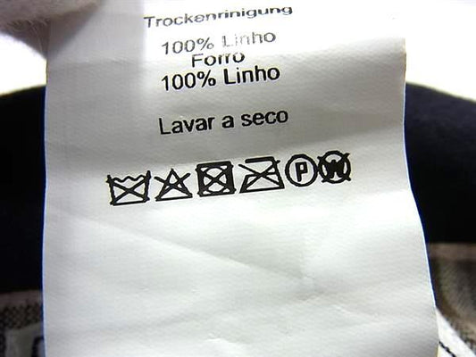 HERMES エルメス キャスケット Paola パオラ ネイビー リネン100％ レディース 帽子 ロゴ刺繍 チェック柄 美品