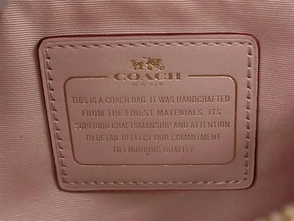 COACH コーチ ハンドバッグ ラグジュアリーフローラルアップリケ 37659 アイボリー系 レザー レディース 2WAY 美品