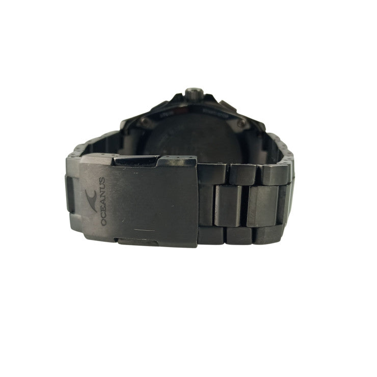 CASIO カシオ 腕時計 オシアナス OCWT2500B1AJF ブラック文字盤 ブラック チタン メンズ アナログ 美品