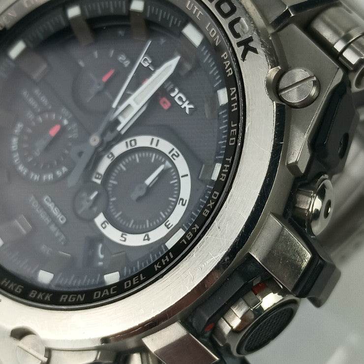 CASIO カシオ 腕時計 GSHOCK MTGS1000D1AJF ブラック文字盤 シルバー 樹脂／SS メンズ アナログ