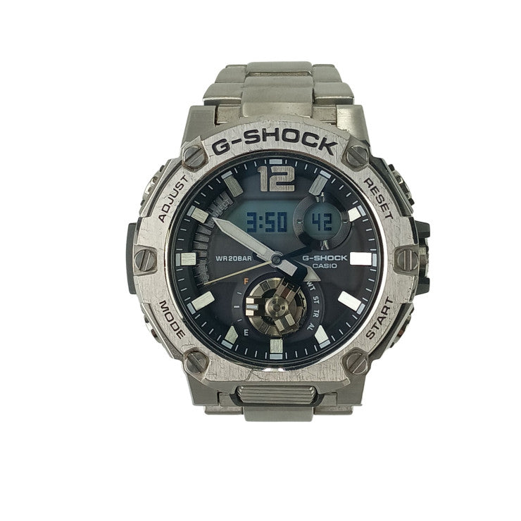 CASIO カシオ 腕時計 GSHOCK GSTEEL GSTB300 Series GSTB300SD1AJF グレー文字盤 シルバー 樹脂／SS メンズ アナデジ