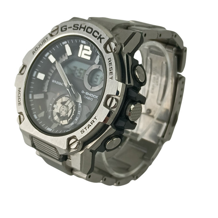 CASIO カシオ 腕時計 GSHOCK GSTEEL GSTB300 Series GSTB300SD1AJF グレー文字盤 シルバー 樹脂／SS メンズ アナデジ
