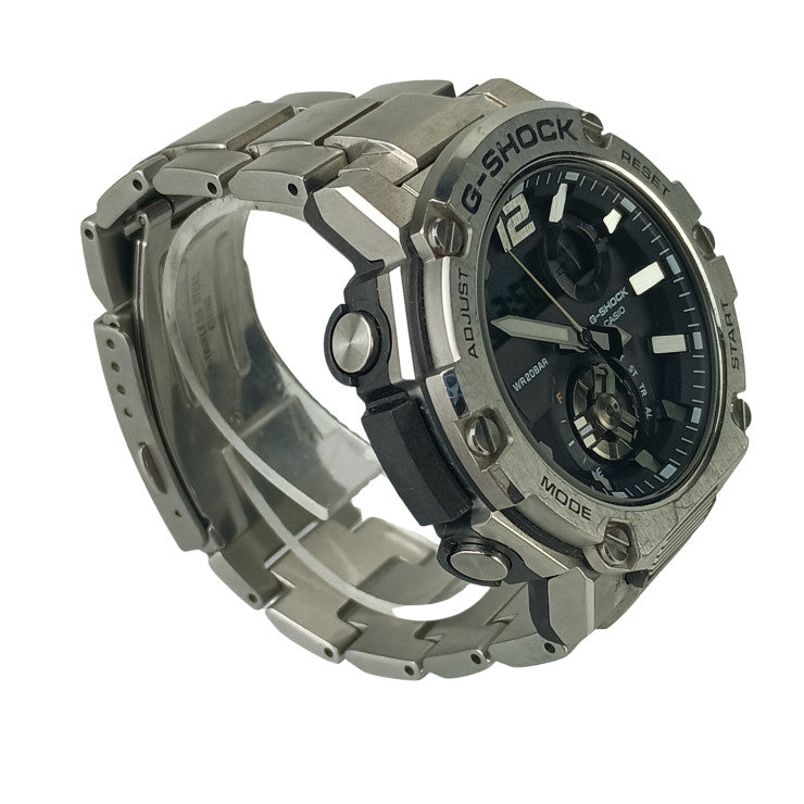 CASIO カシオ 腕時計 GSHOCK GSTEEL GSTB300 Series GSTB300SD1AJF グレー文字盤 シルバー 樹脂／SS メンズ アナデジ