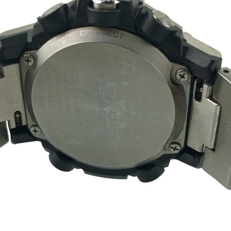 CASIO カシオ 腕時計 GSHOCK GSTEEL GSTB300 Series GSTB300SD1AJF グレー文字盤 シルバー 樹脂／SS メンズ アナデジ