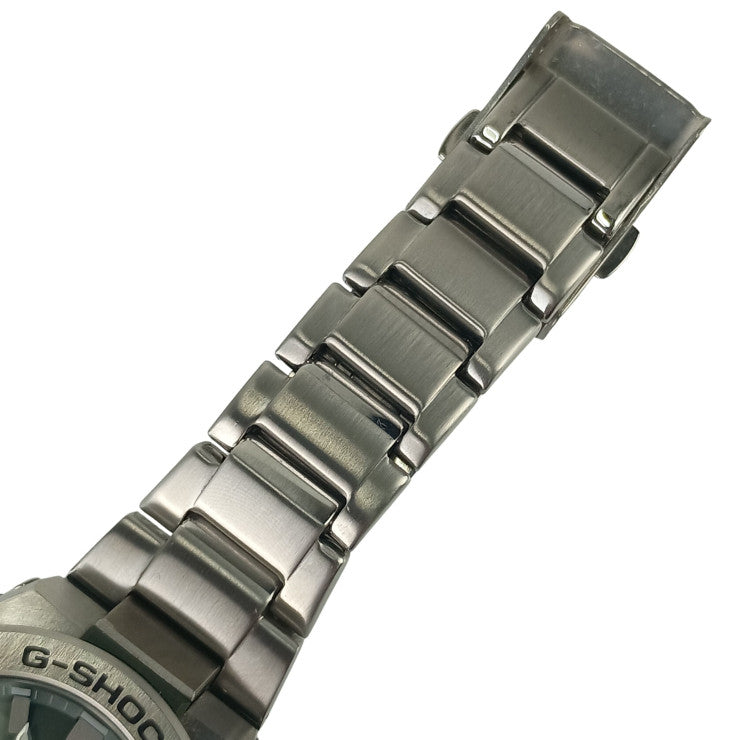 CASIO カシオ 腕時計 GSHOCK GSTEEL GSTB500 Series GSTB500AD3AJF カーキ文字盤 シルバー 樹脂／SS メンズ アナデジ 美品