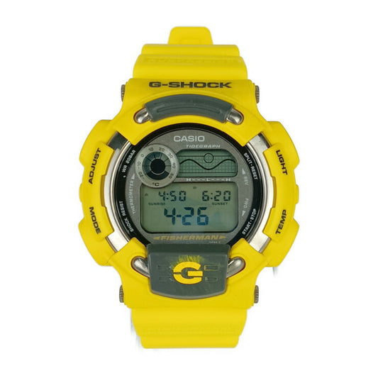 CASIO カシオ 腕時計 G-SHOCK FISHERMAN Gショック フィッシャーマン DW-8600YJ-9T イエロー 樹脂 チタン メンズ デジタル クオーツ