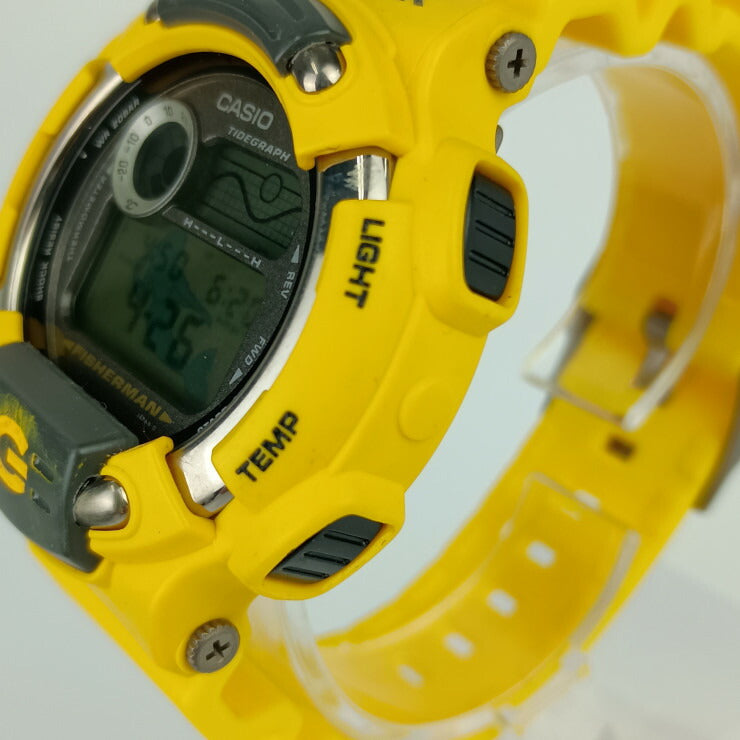 CASIO カシオ 腕時計 G-SHOCK FISHERMAN Gショック フィッシャーマン DW-8600YJ-9T イエロー 樹脂 チタン メンズ デジタル クオーツ