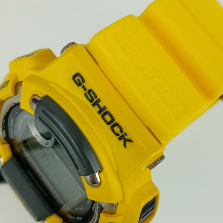CASIO カシオ 腕時計 G-SHOCK FISHERMAN Gショック フィッシャーマン DW-8600YJ-9T イエロー 樹脂 チタン メンズ デジタル クオーツ
