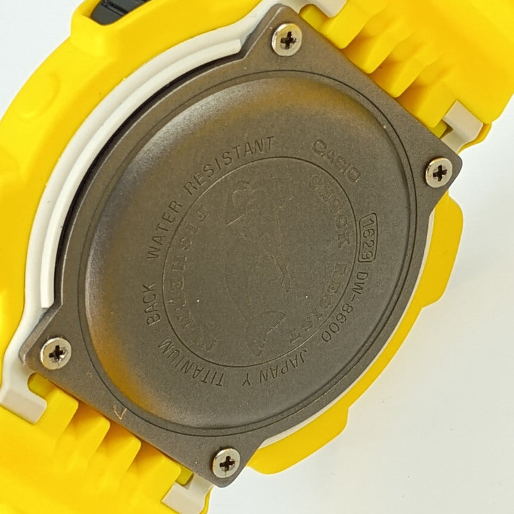 CASIO カシオ 腕時計 G-SHOCK FISHERMAN Gショック フィッシャーマン DW-8600YJ-9T イエロー 樹脂 チタン メンズ デジタル クオーツ