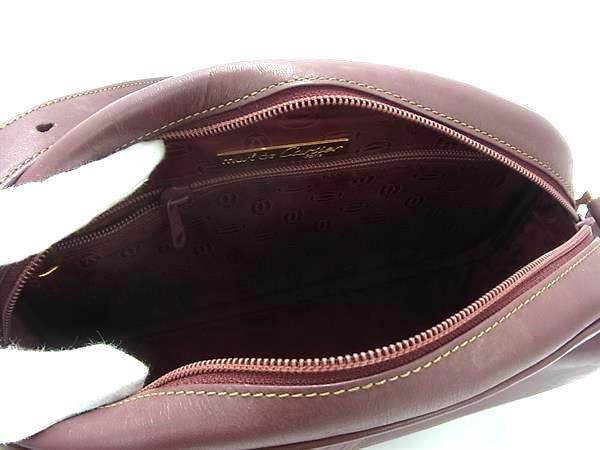 Cartier カルティエ ショルダーバッグ マストライン - ボルドー レザー レディース ポシェット ゴールド金具