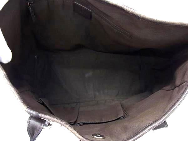 GUCCI グッチ トートバッグ ニューブリット 169946 ベージュ系 ブラウン系 GGキャンバス レザー レディース ショルダーバッグ ゴールド金具