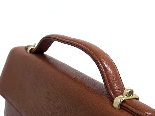 美品 Burberrys バーバリーズ ハンドバッグ 2WAYバッグ - ブラウン系 レザー レディース ショルダーバッグ ゴールド金具