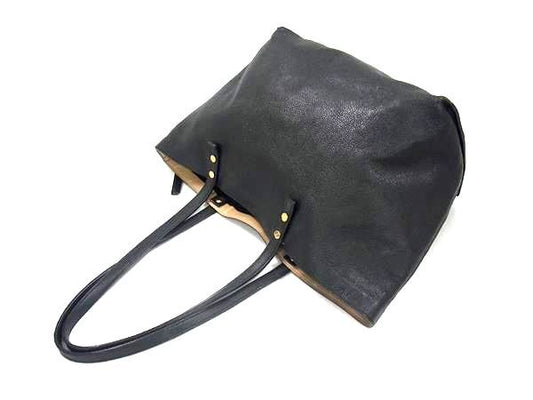 Chloe クロエ トートバッグ ディラン - ブラック レザー レディース ショルダーバッグ ゴールド金具