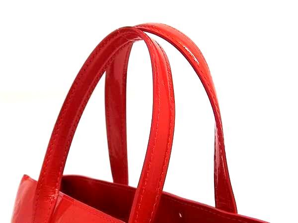 LOUIS VUITTON ルイ ヴィトン ハンドバッグ モノグラムヴェルニ ウィルシャーPM M91723 ルージュグルナディール パテントレザー レディース トートバッグ ゴールド金具