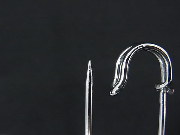 HERMES エルメス ブローチ セリエ ピンブローチ - シルバー メタル レディース 超美品