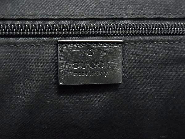 GUCCI グッチ ハンドバッグ ディアマンテ ボストンバッグ 353394 ブラック PVC×レザー ユニセックス 2WAY ゴールド金具 美品