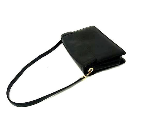 Christian Dior クリスチャン ディオール ショルダーバッグ 2WAY クラッチバッグ - ブラック レザー レディース ゴールド金具 ヴィンテージ