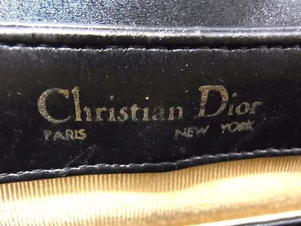 Christian Dior クリスチャン ディオール ショルダーバッグ 2WAY クラッチバッグ - ブラック レザー レディース ゴールド金具 ヴィンテージ