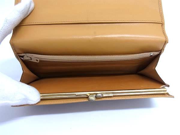 CELINE セリーヌ 長財布 マカダム フラップウォレット M16 ブラウン系 PVC×レザー レディース ヴィンテージ 二つ折り がま口